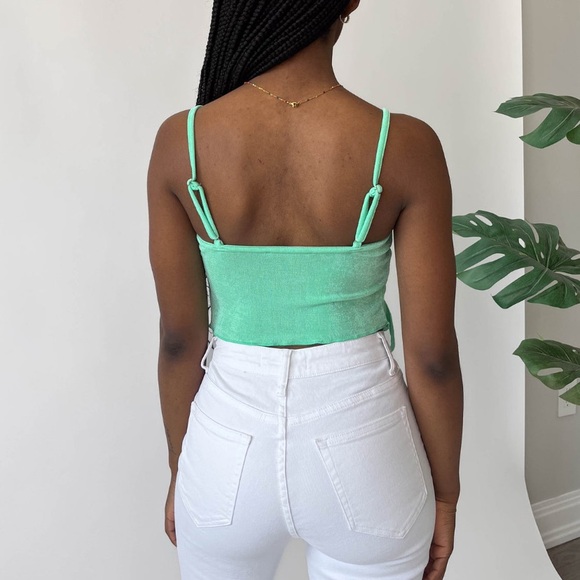 RACHEL TOP IN GREEN - Picture 4 of 4